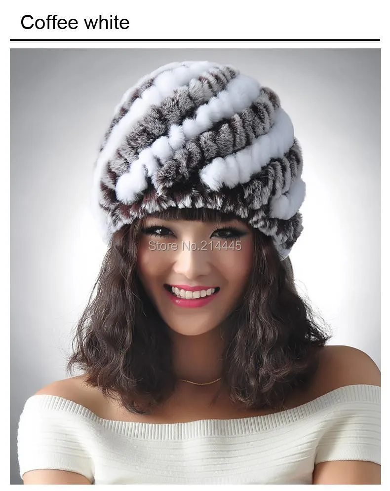 Меховая шапка для женщин, натуральный мех кролика Рекс, русские шапки-ушанки, зимние толстые теплые модные шапки с ушками, Новое поступление, F-605