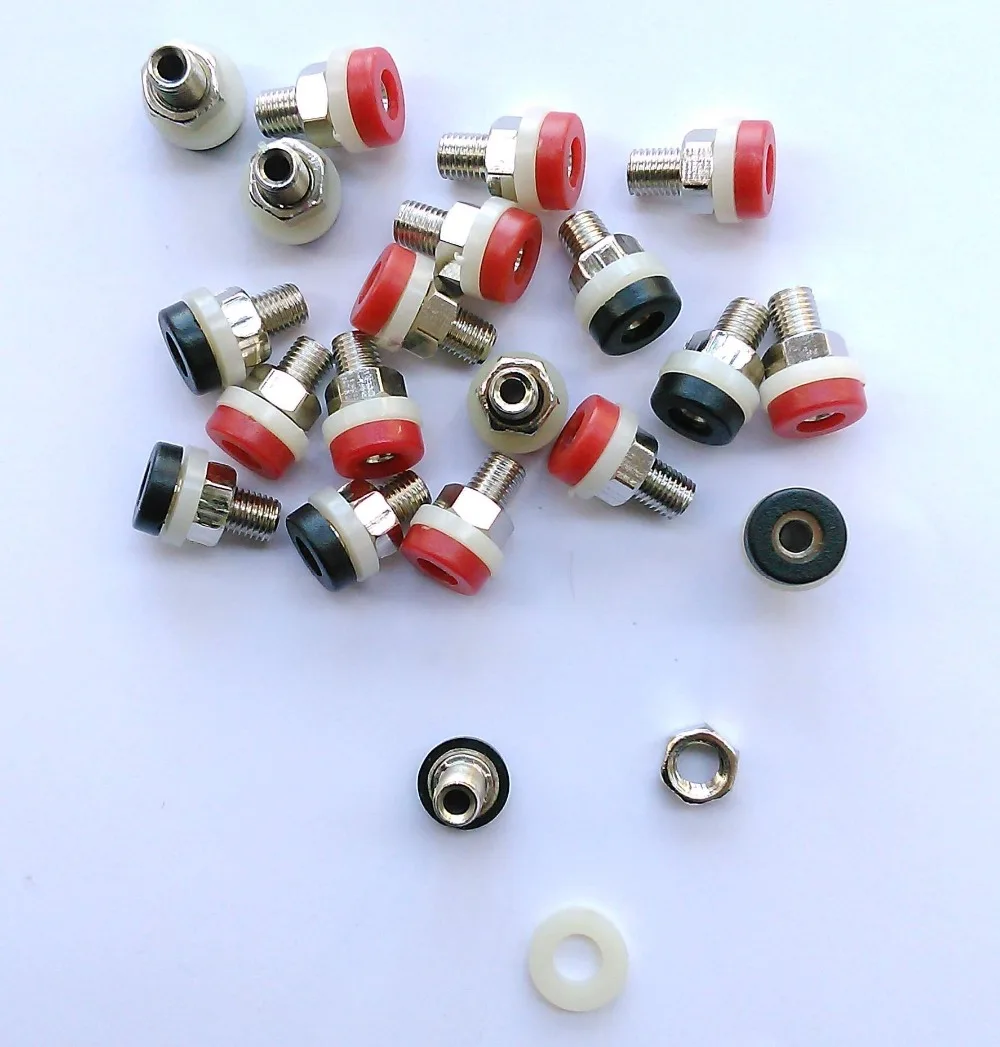 

20 PCS 2mm jack banana socket for Power Cables Test probe 2.0mm Binding Posts