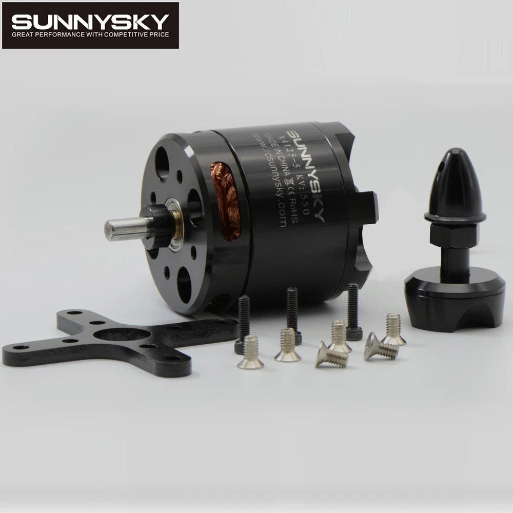 

1pcs Newest original SunnySky X4125 465KV/550KV high effectiveness brushless motor for 3D stunt Drone