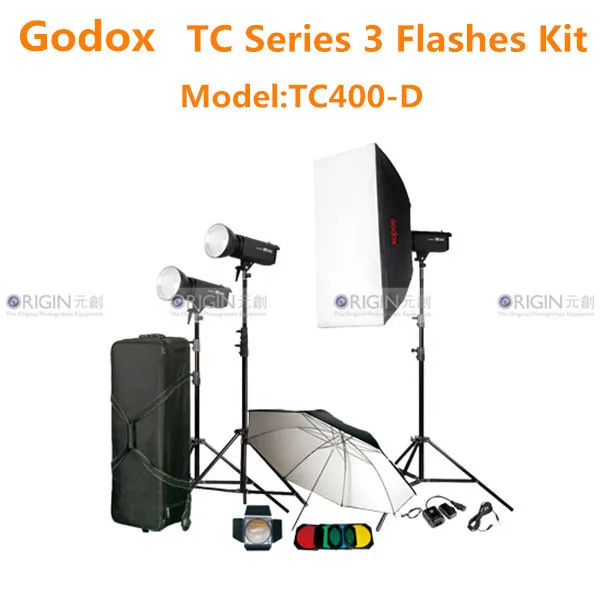 

Godox TC Series Studio Flash Kit TC400-D 3pcs*TC Series Flashes TC400