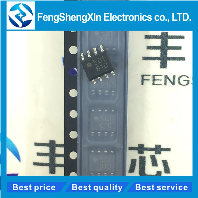 

10pcs/lot New HCPL-0501 501 SOP8 Single Channel, High Speed Optocouplers