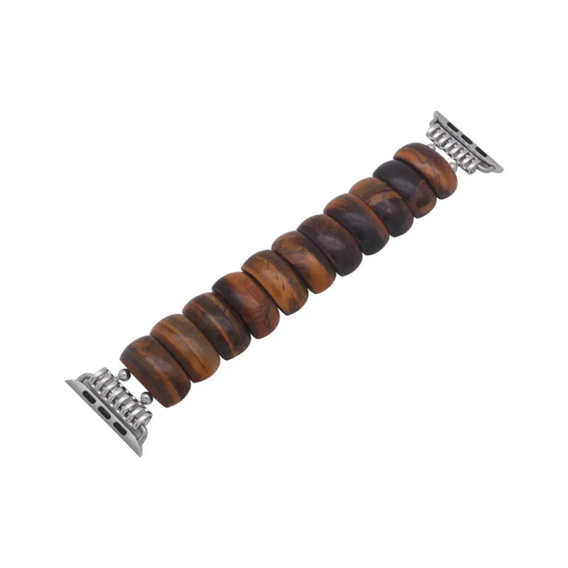 LuReen модный ремешок для часов Tiger Eye из натурального камня эластичные ремешки Apple