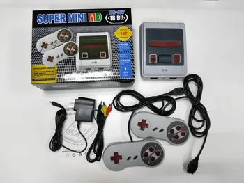 

Mini Video Game Console Retro Classic Tv Game Console Dual Controller Free 16-Bit 167 In 1 Different For Sega Md Games