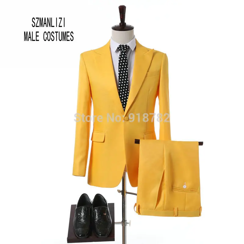 Костюм Homme Mariage простой элегантный новые конструкции Двойка комплект красный костюм Черная шаль Для мужчин костюмы для выпускного Свадебные Жених костюм - Цвет: as picture