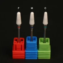 2 шт./партия керамические сверла для ногтей, сверла для электрической ногтевые сверла, шлифовальный станок