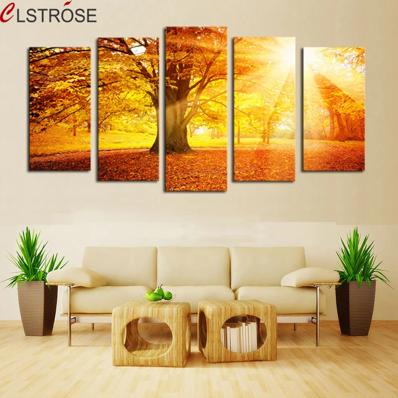 2017-Hot-Sale-Modern-Bridge-Nightscape-Wall-Art-Painting-Beautiful-Tree-Landscape-Mountain-Seaview-Canvas-Pictures (3)