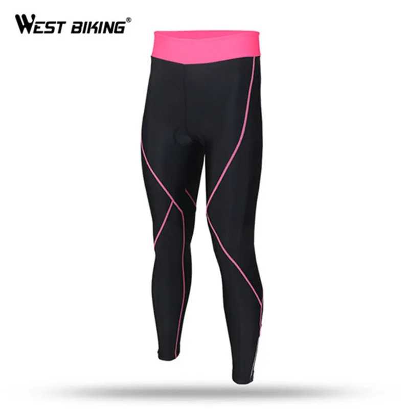 

WEST BIKING Bicycle Women Long Pant Bicycle Tight Leggings Cycling Riding Bike Breathable MTB Gel Pad Outdoor Sport Cycle Pant