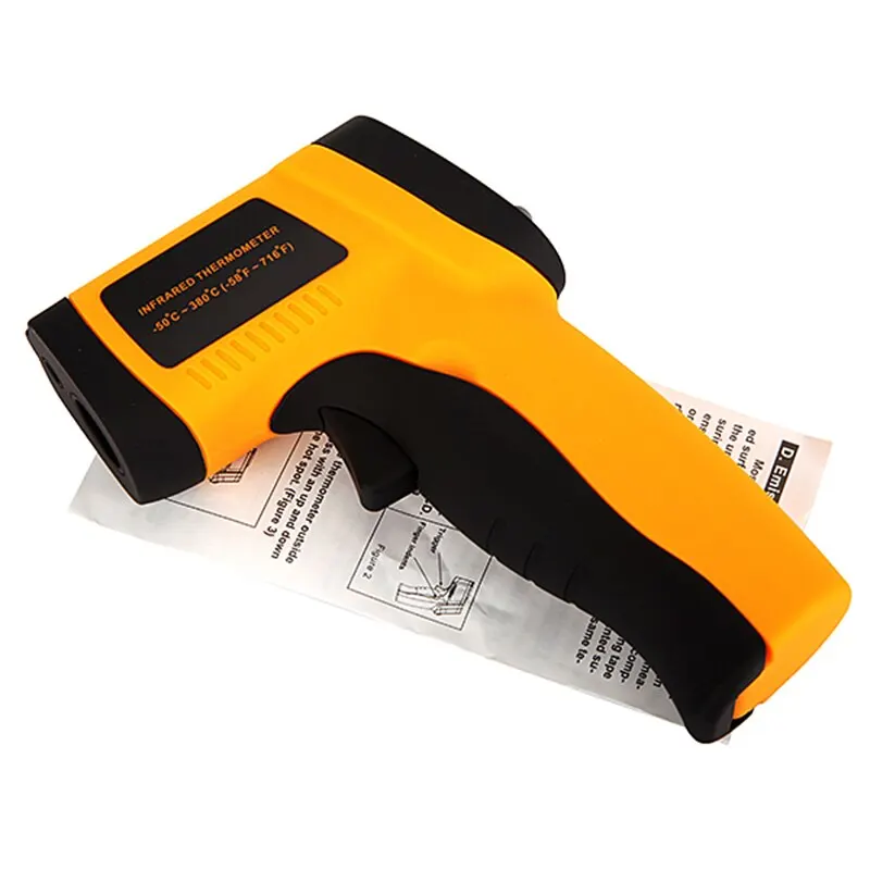 

Non-Contact Digital Infrared IR Thermometer-50~380C Cinical Thermometer Laser Temperature Tester Infrared Temperature Meter