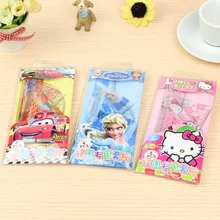 1 комплект учащихся начальной школы стильная футболка с изображением персонажей видеоигр пластиковые канцелярские правитель дети живопись шкала Обучение канцелярские костюм правитель