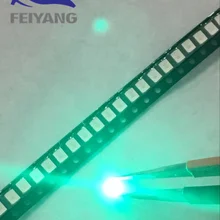 4000 шт. 2835 зеленый SMD светодиод 0,2 Вт Высокий яркий светодиод 2835 Чип-светодиоды 520-525NM 60Ma
