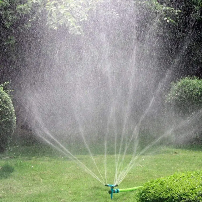 Lawn Sprinkler Automatic 360° Rotating Garden Water Sprinklers Lawn Irrigation