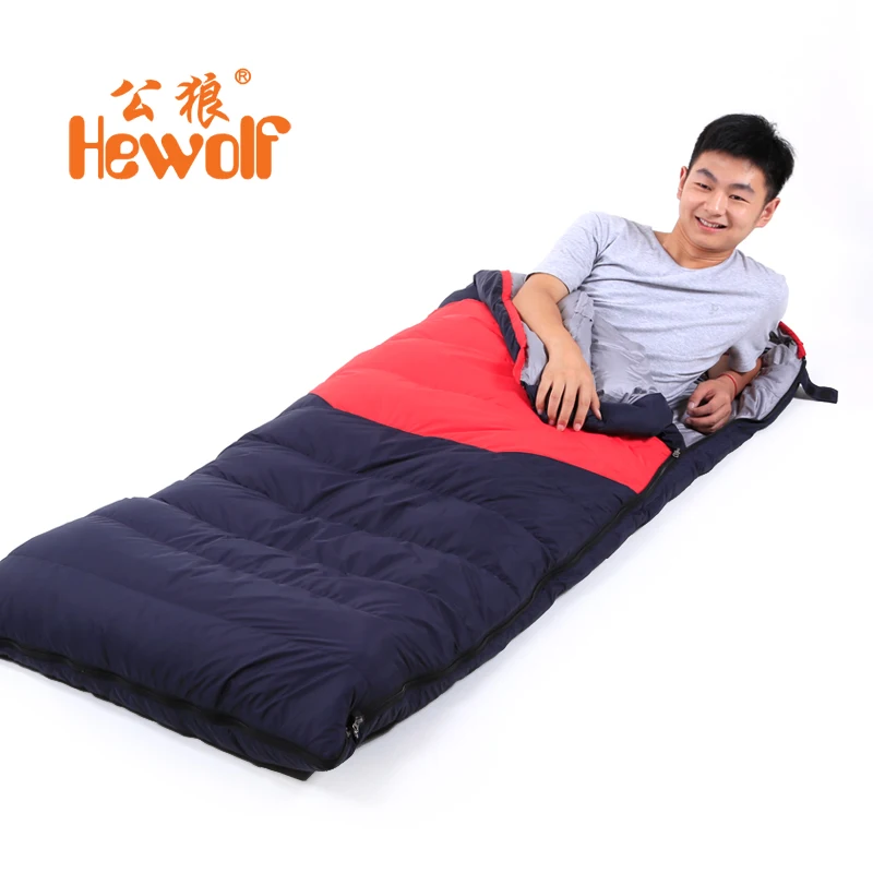 

Hewolf Brand Envelope Adult Single Down Sleeping Bag Warming Mountaineering Camping Day Out Outdoor Down Sleeping Bag