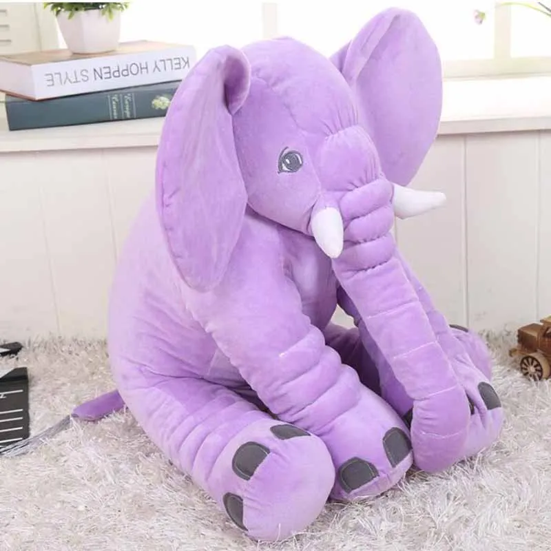 40/60 см слон плюшевая подушка, подушка для младенцев для мягкого хлопка для сна Мягкие Животные плюшевые игрушки ребенка Playmate подарки для детей