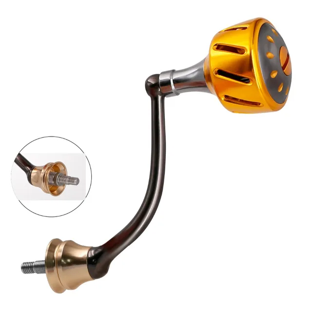 Best Price SANLIKE Fishing Reel Handle Right And Left Two Pieces Of Thread Aviation Aluminum Fishing Tool For SHIMANO Spinning Reel Best Price SANLIKE Fishing Reel Handle Right And Left Two Pieces Of Thread Aviation Aluminum Fishing Tool For SHIMANO Spinning Reel