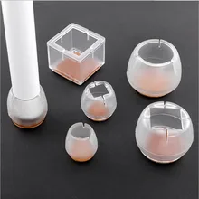 ПВХ материал много размеров доступны предотвратить Пол меньше шума домашний стол и стул Защита ног чехлы