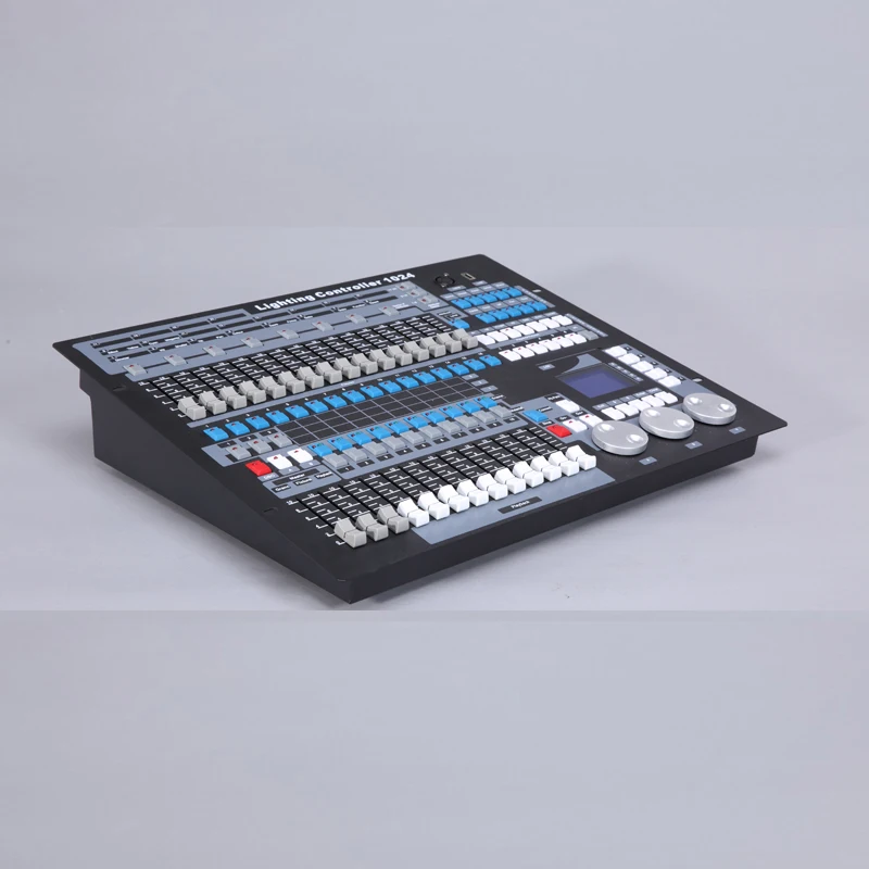 

China supplier king kong 1024 lighting console dmx stage light controller for beam moving head lights equipment with flight case