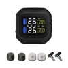 M3 Waterproof Motorcycle Real Time Tire Pressure Monitoring System TPMS Wireless LCD Display External Sensors ► Photo 1/5