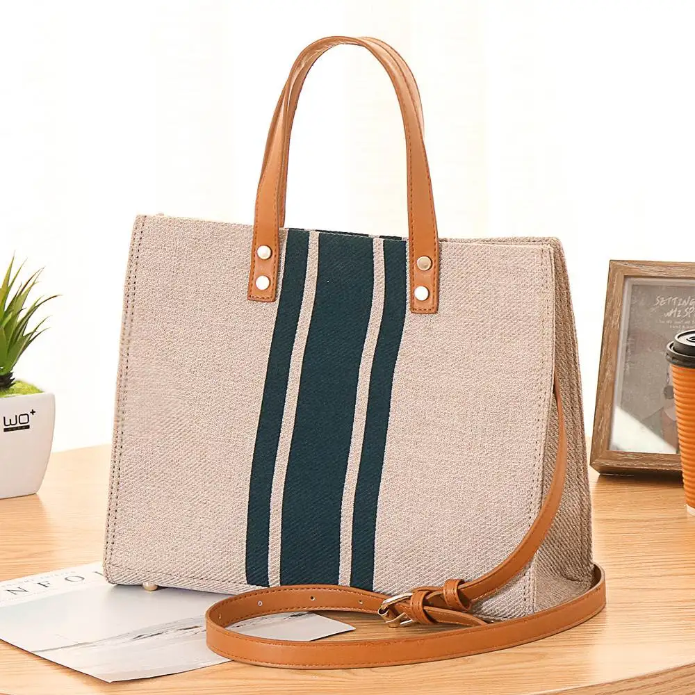 

Osmond High Quality Women Linen Tote Large Capacity Female Shoulder Bag Lady Daily Business Commute Handbag Beach Shopping Bag
