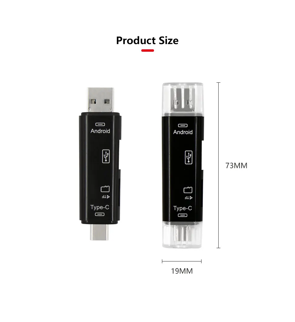 Все в 1 Usb 3,0 кард-ридер высокоскоростной SD TF Micro SD кард-ридер Тип C USB C Micro USB память OTG кард-ридер