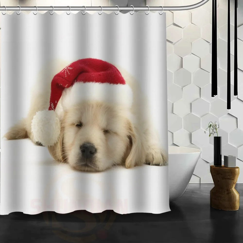 Лучший Хороший заказной Йоркширский Терьер Собаки занавеска для душа для ванной водонепроницаемый ткань для ванной комнаты больше размер 165X180 см, 180X200 см