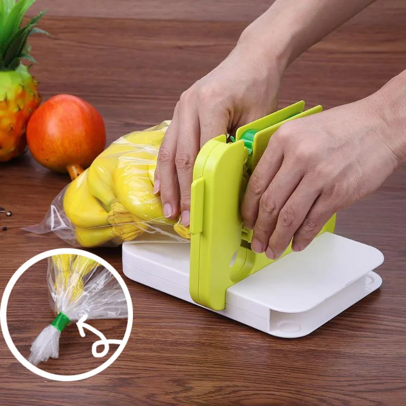 

Seal-Portable Clips Easy Fast Impulse Plastic Bag Sealer Sealing Machine Packing Capper Plastic - Food Sealer With Tape
