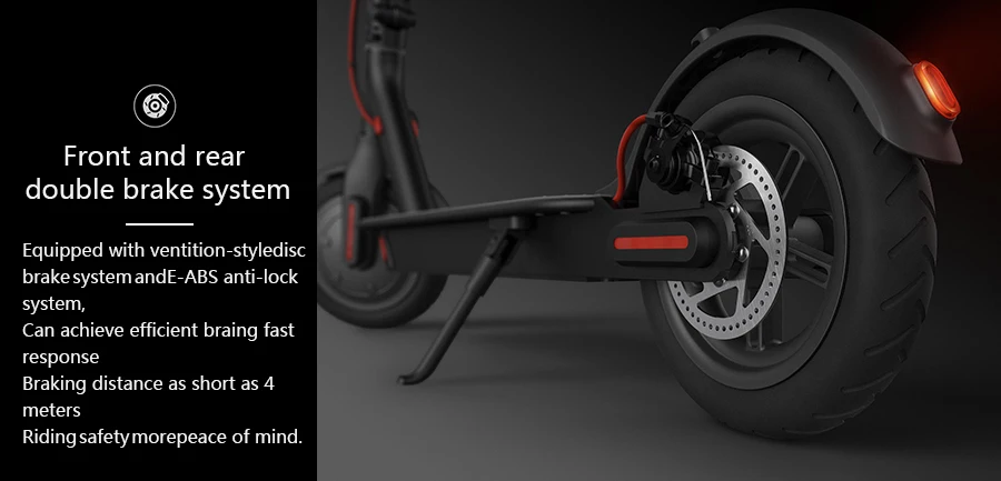 XIAOMI QICYCLE Электрический Скутер Складной Портативный Мини Досуг 8,5 дюймов 250 Вт Мотор умный скутер кинетическое восстановление энергии