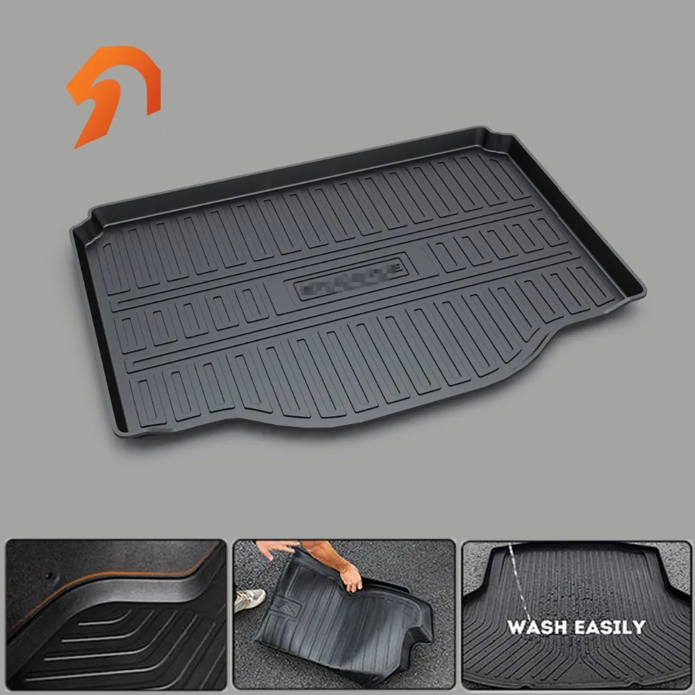 Rubber Rear Trunk Cargo Tray Rear Trunk Cover Floor Mats FOR Buick