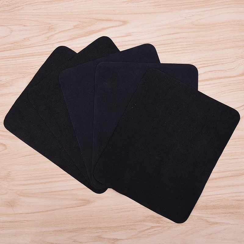 

5Pcs Black 18x15cm Glasses Lens Cloth Wipes Microfiber Eyeglass Cleaning Cloth For Camera Computer Wacthe Screen