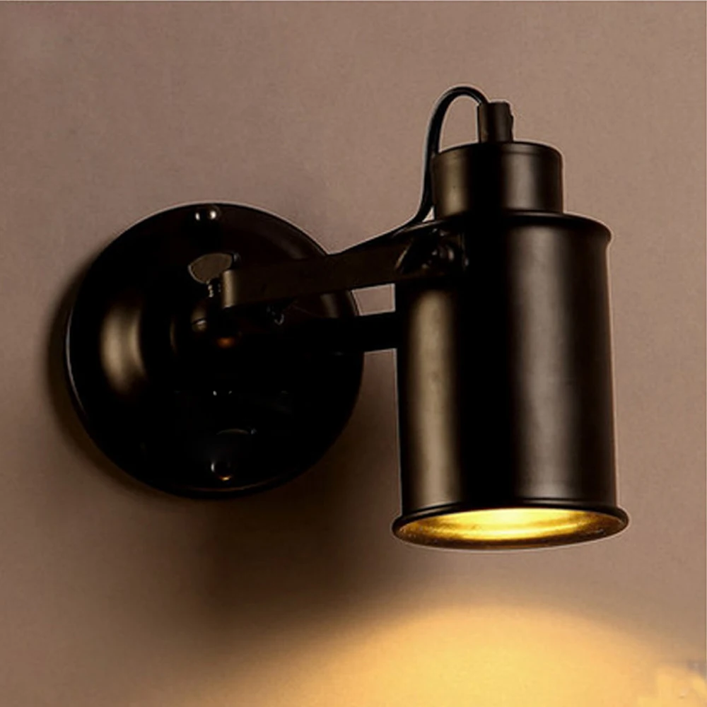

LED American Village Creative Restaurant Aisle Corridor Living Room Bedroom Bedside Wall Light Industrial Wind Retro Wall Lamp