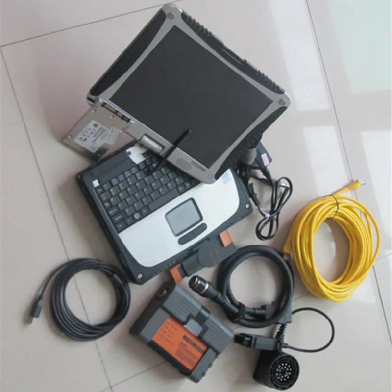 for BMW ICOM A2 B C with 2019 SSD Software ISTA/D4.16 ISTA/P3.66 ICOM A2 with CF-19 i5 Laptop Diagnostic & Programming Tool