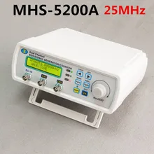 Mhs-5200a высокоточный цифровой DDS двухканальный источник сигнала генератор сигналов произвольной формы частотомер 200MSa / s 25 мГц