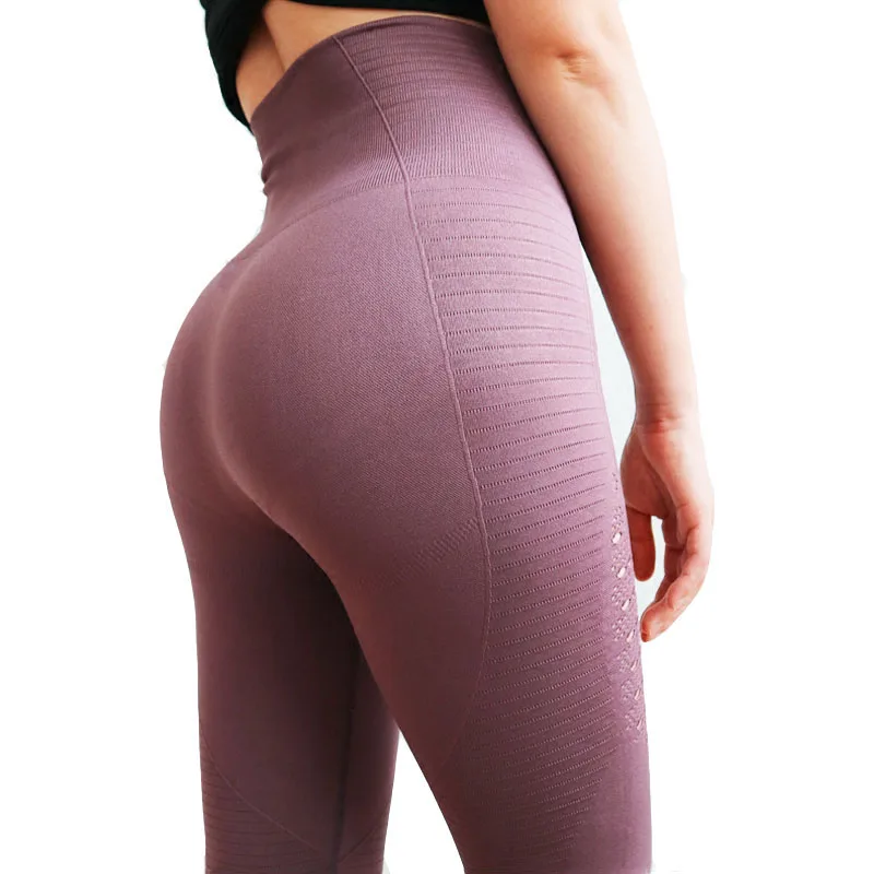 

Women Yoga Pants Sports Running Sportswear Stretchy Fitness Leggings Tummy Control Seamless Leggings High Waist Gym Tights Pants