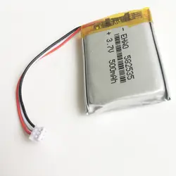 3,7 V 500 mAh литиево-полимерный lipo Перезаряжаемые Батарея с JST 1,25 мм 3pin разъем 582535 для Mp3 GPS Bluetooth камера часы