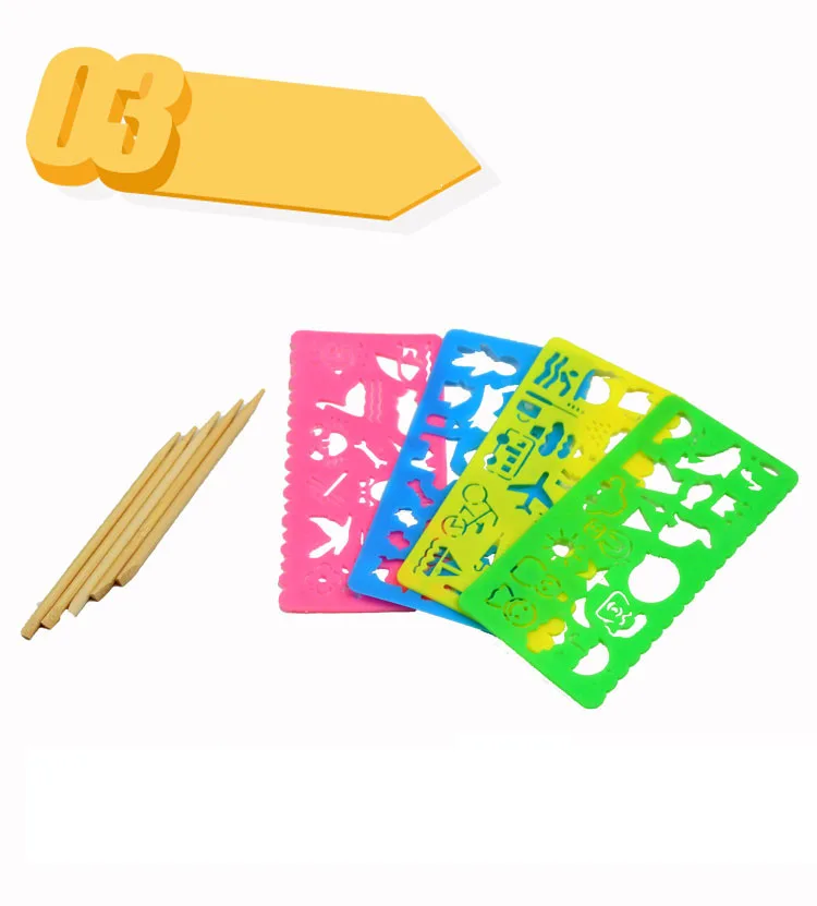 Нетоксичный A4 scratch paper Детские Студенты ручной работы DIY scratch painting красочные скрепляющая бумага 50 листов 100 листов