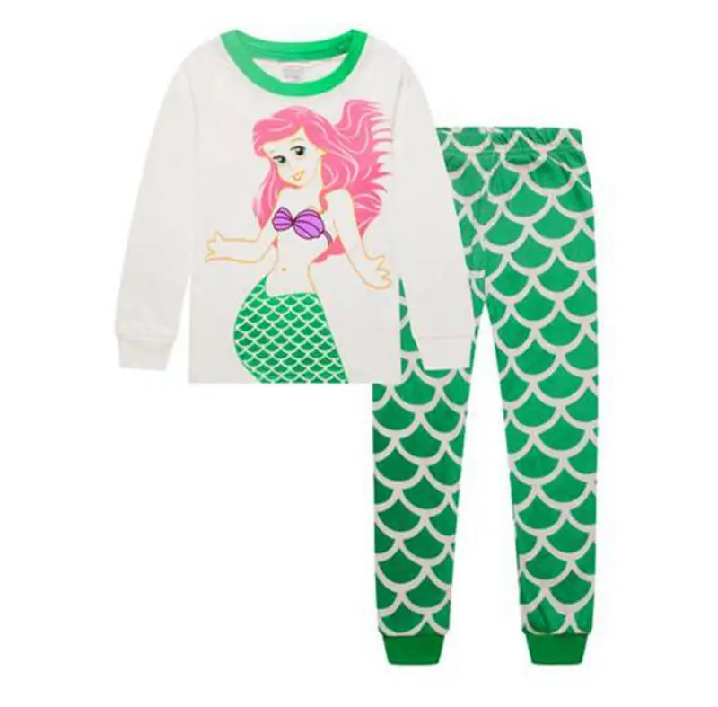 Осенний пижамный комплект для маленьких девочек спортивный костюм футболка с длинными рукавами+ штаны комплекты детской одежды LP030 - Цвет: Color as shown