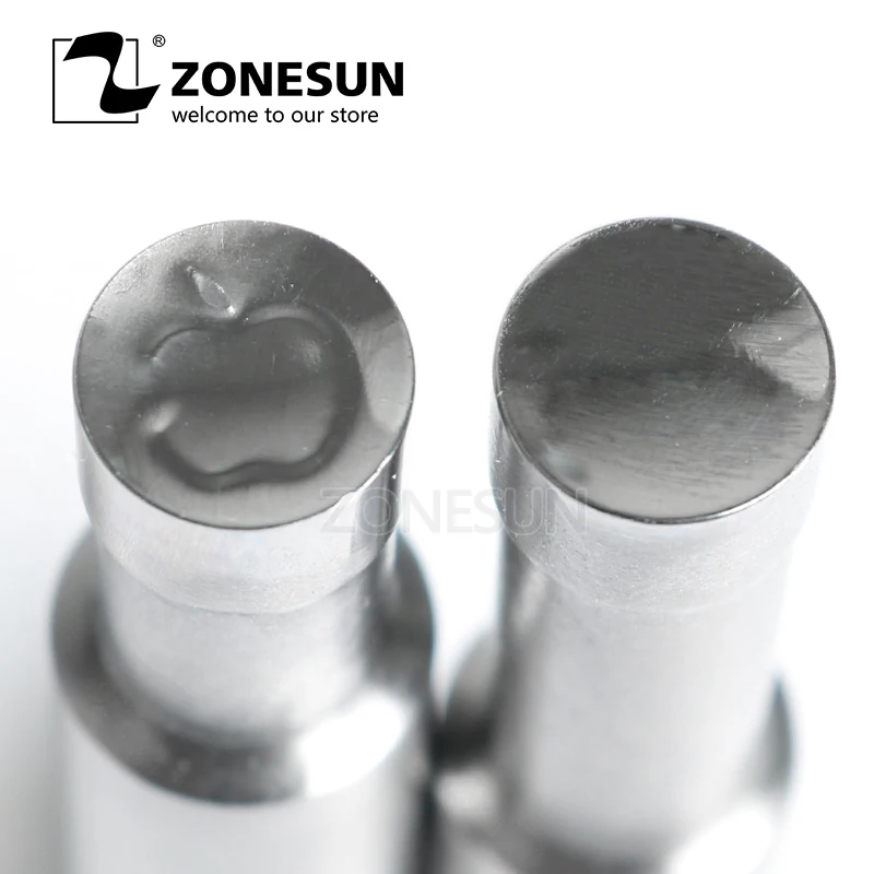 

ZONESUN Round Apple Tablet 3D Punch Mold Milk Candy Sugar Making Press die For TDP 1.5/ TDP 5 Punching Machine Free shipping