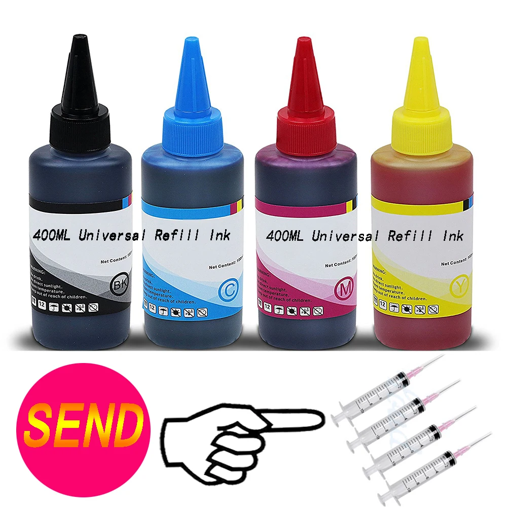 400ml Universal Refill Ink kit for Epson for Canon for HP for Brother