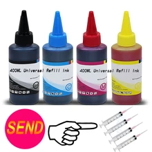 

400ml Universal Refill Ink kit for Epson for Canon for HP for Brother for Lexmark for DELL for Kodak Inkjet Printer CISS Printer