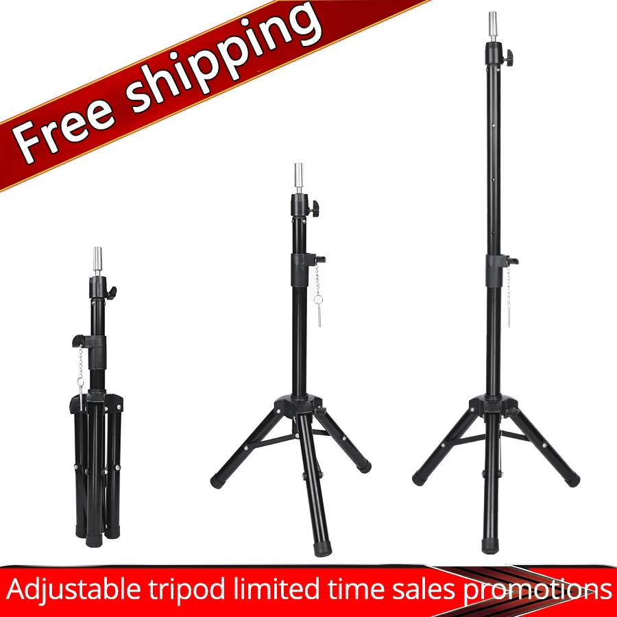 

AliLeader Adjustable Mannequin Head Tripod Hairdressing Tripod Wig Head Stand Human Hair Wig Making Stand Training Head Holder