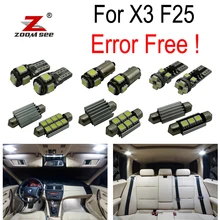 23pc X Canbus Error Free LED Reading Bulb Interior dome Light Kit package for BMW X3 F25 (2011+)
