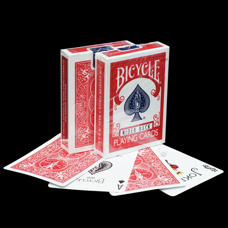 Велосипед покер велосипед Волшебные обычные игральные карты всадник назад стандартные колоды волшебный трюк красный и синий покер