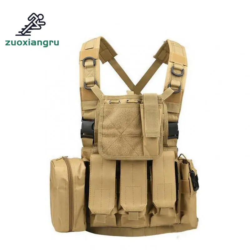 

Unloading Camouflage Hunting Military Tactical Vest Amphibious Battle Combat Airsoft Molle Bullet Assault Plate Carrier Vest