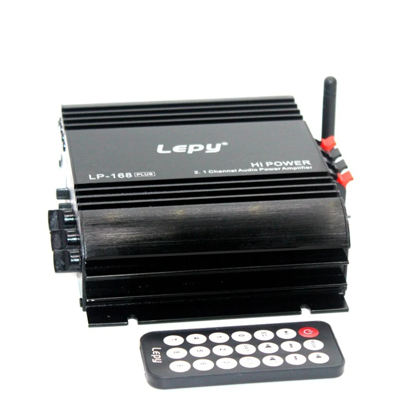 US $47.00 Origainl Portable Lepy 168 Plus Wireless 21CH Audio Digital Compact Amplifier Bluetooth 21 EDR 45W2 Speaker With 12V5A Plug