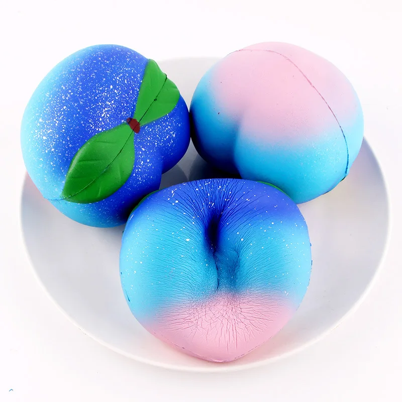 Buy 10cm Pu Foam Squishy Slow Rising Peach Super Soft Rebound Large Peach Fruit