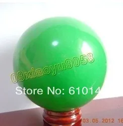 

ship GREEN FLUORITE CRYSTAL SPHERE BALL 70mm +STAND