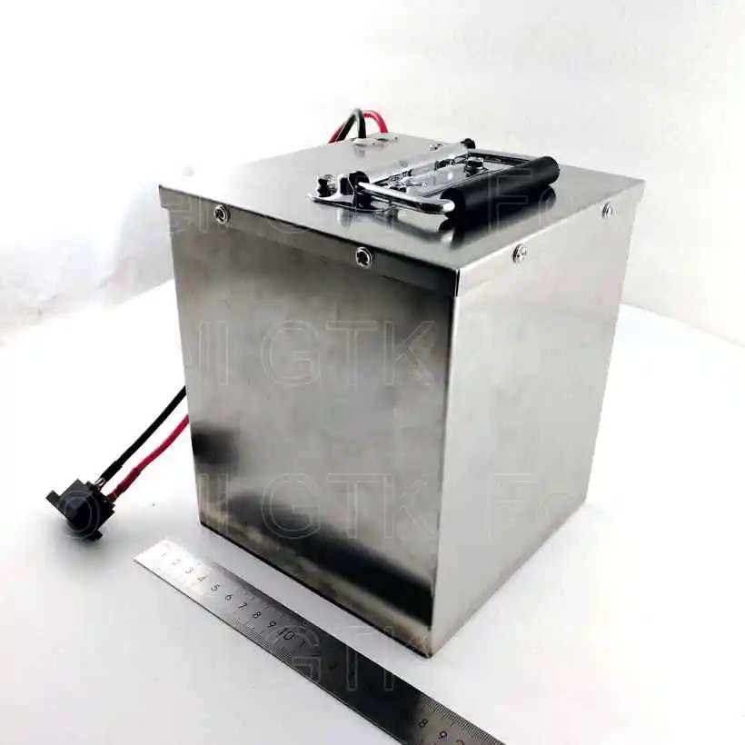 Steel case battery 60v 20Ah Lithium 50A BMS 3000w for scooter 60v ATV EV RV Golf cart tricycles solar panal inverter + charger (1)