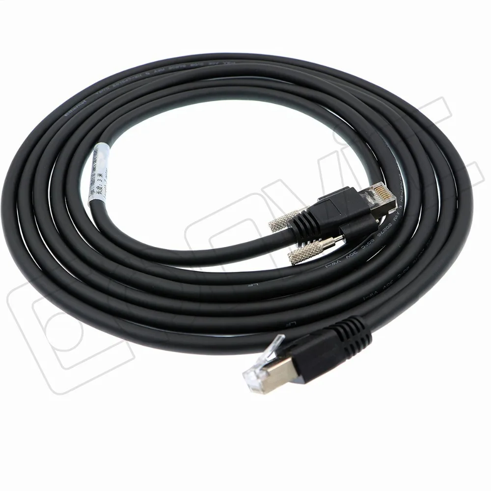 RJ45 GigE for Basler Industrial Camera Data Power Cable