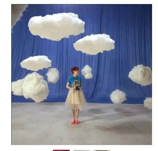 

Декоративные белые хлопковые облака для свадьбы, дня рождения, торжественного мероприятия