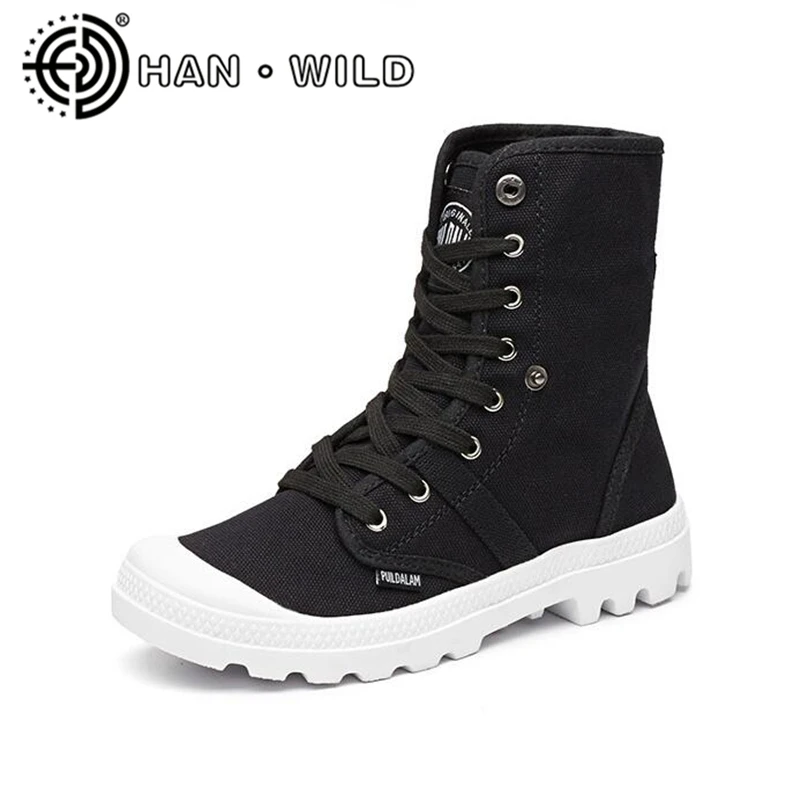 

Women's Martin Boots New Spring Autumn Woman Platform Ankle Boots Breathable Canvas Martin Boots Female Motorcycle Boots S