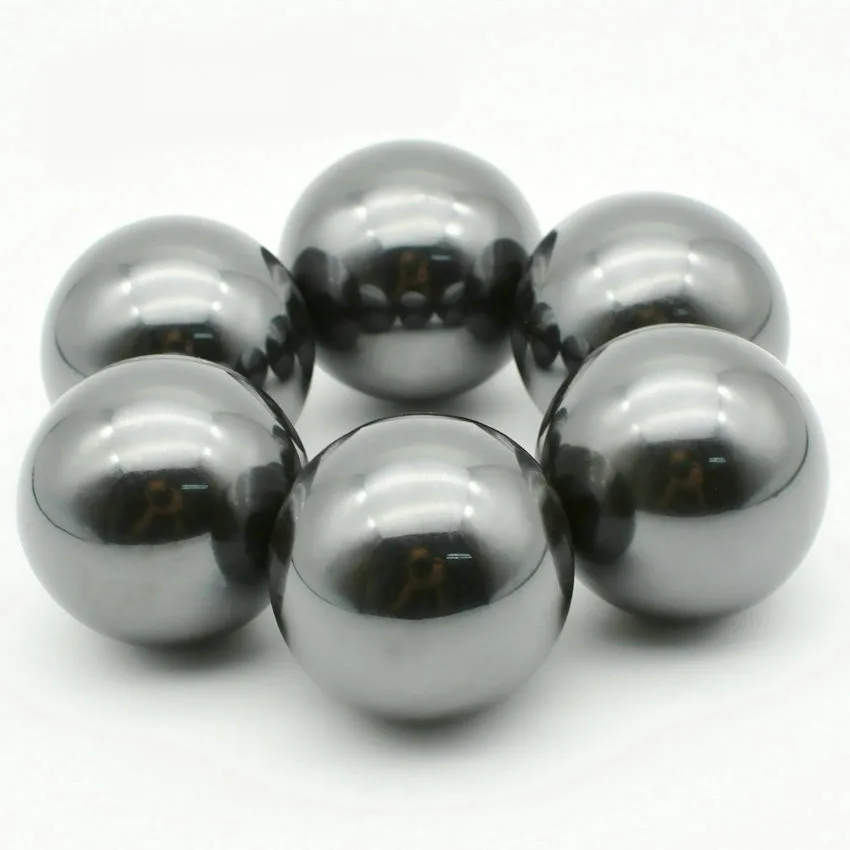 Массажные ферритовые магнитные шарики в форме сферы, блестящие сферы большого размера, керамические шарики для ювелирных изделий, постоянные магниты, забота о здоровье